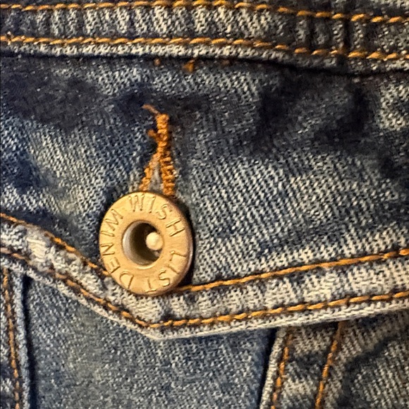 Wishlist Lightly distressed Blue Denim Jacket - Picture 5 of 9